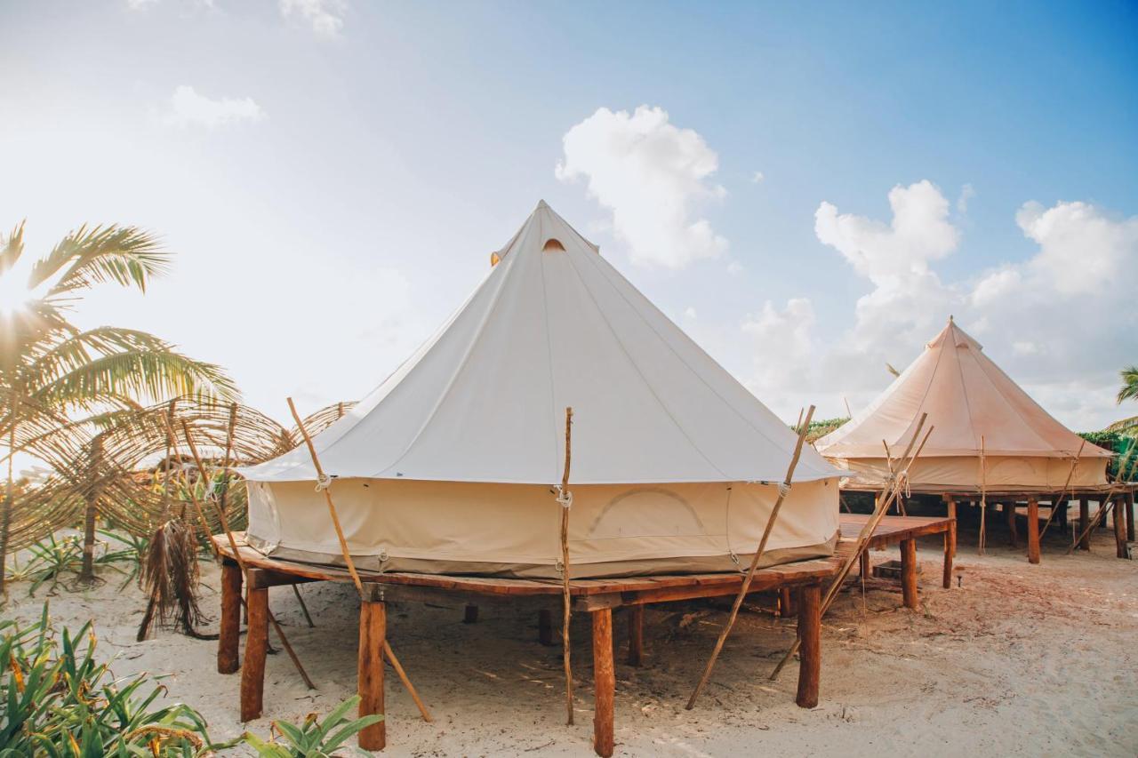 فندق Glamp Ikal تولوم المظهر الخارجي الصورة